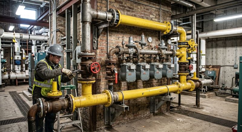 Commercial Gas Piping in Fredericksburg, VA
