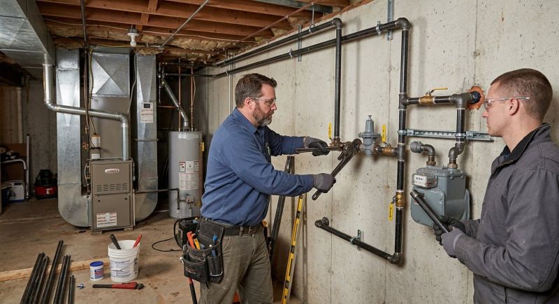 Residential Gas Piping in Sacramento, CA